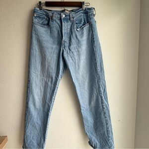 big E Vintage Women’s Wedgie Levis Light Blue size 30